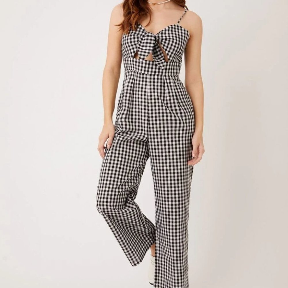 Cami Gingham print Jumpsuit - Picture 5 of 5